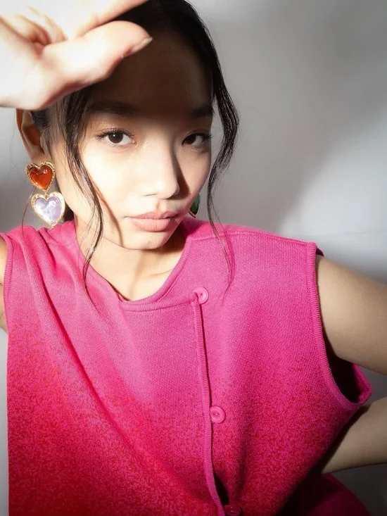 CELMO Pink & Red Knit Set - Picture 5 of 11